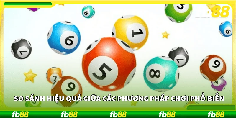 So sánh hiệu quả giữa các phương pháp chơi phổ biến.